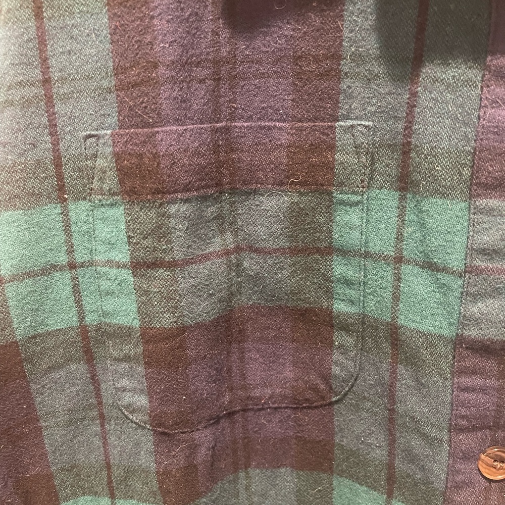 J CREW Flannel Shirt Jacket - Picture 2 of 10